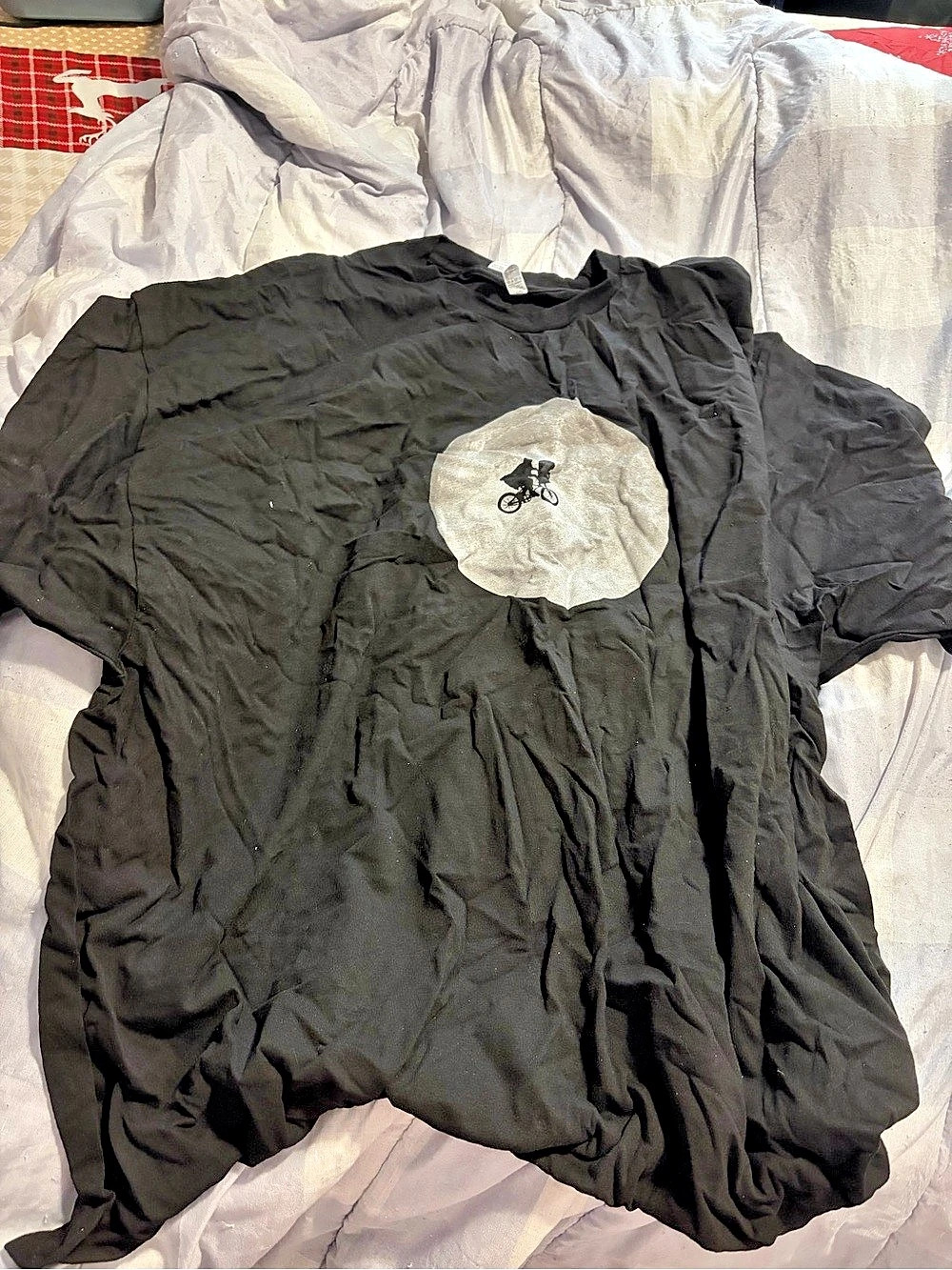 A Style Apparel Black Cotton Tee Size 6XL